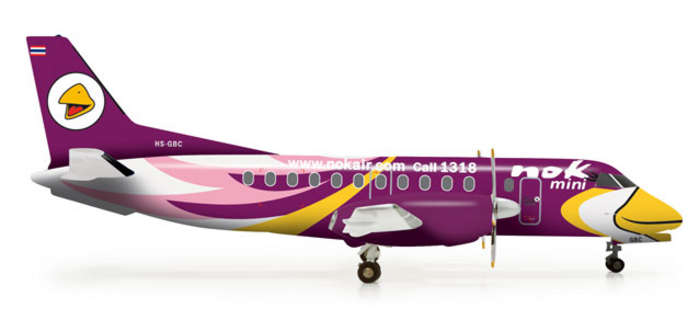 200 Scale Commercial-private He555982 Nok Mini Sf-340 1-200 Purple