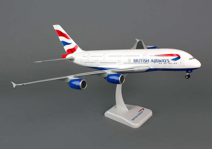 Hogan Wings 1-200 Commercial Models Hg0298g Hogan British Airways A380 1-200 With Gear Reg No.g-xlea