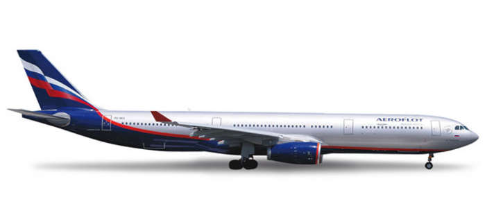 200 Scale Commercial-private He555609 Aeroflot A330-300 1-200