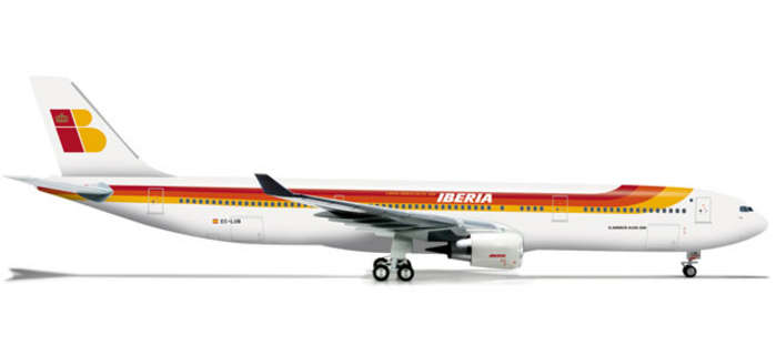 200 Scale Commercial-private He555722 Iberia A330-300 1-200 Reg No.ec-lub