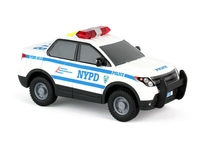 Rt8615 Nypd Mighty Police Car With Light & Sound