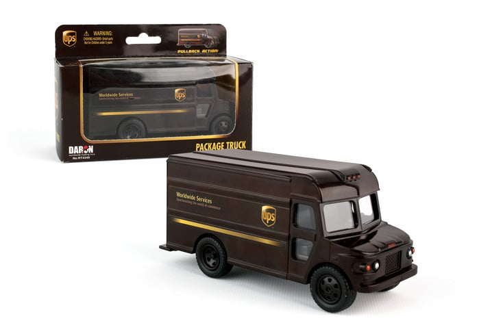 Rt4349 Ups Pullback Package Car