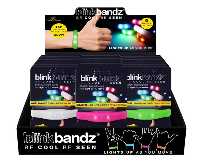 Ffb002 Blink Bandz 24 Piece Counter Display