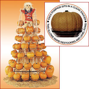 106pm 6.5 Ft. Pumpkin Tree-full Rnd Rack