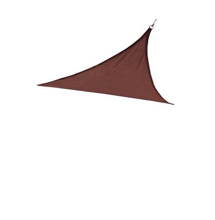 25670 12 Ft. - 3,7 M Triangle Shade Sail - Terracotta 230 Gsm
