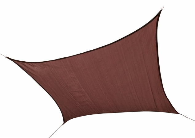16 Ft. - 4,9 M Square Shade Sail - Terracotta 230 Gsm