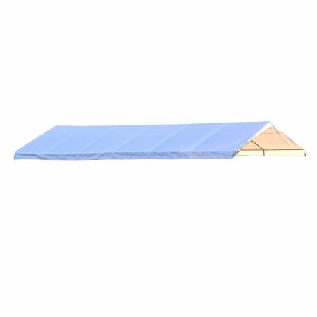 18×40 Canopy White Replacement Cover For 2 In. Frame; Fr Rated