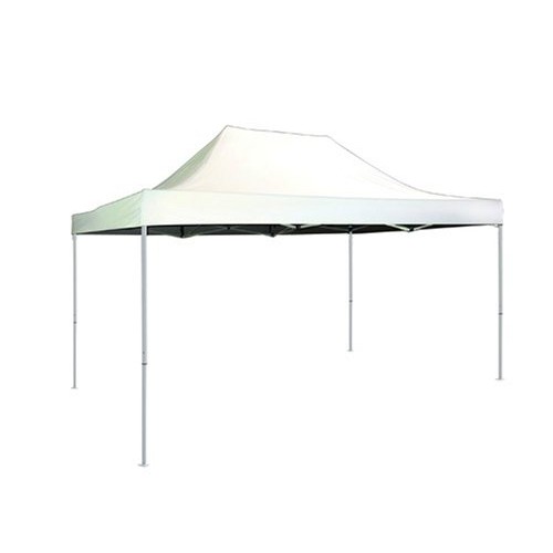 10x15 St Pop-up Canopy, White Cover, Black Roller Bag