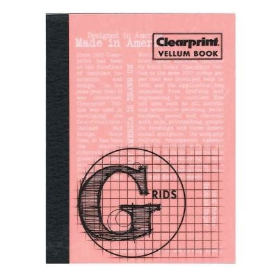 CVB34G Vellum Gridded Sketchbook 3 in. x 4 in.