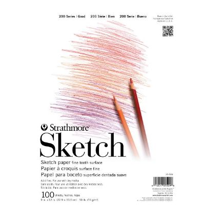 Strathmore ST25-509 9 in. x 12 in. Tape Bound Sketch Pad