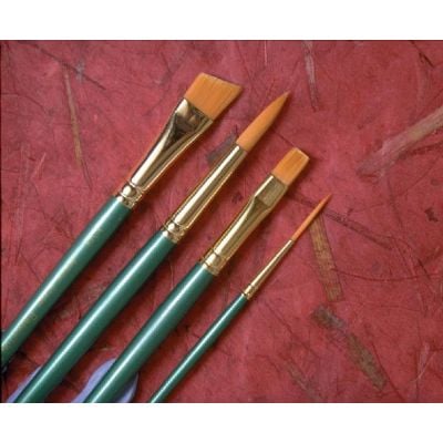 Princeton Brush 4350ST-050 Good Synthetic Sable Watercolor and Acrylic Brush Stroke 050