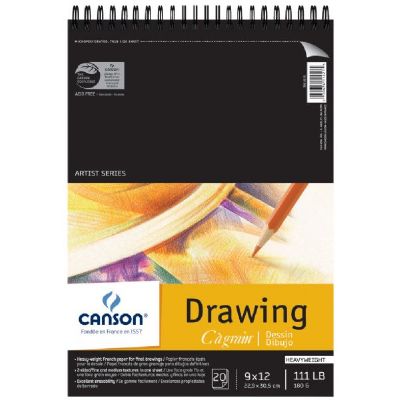 Canson C100510886 9 In. X 12 In. Drawing Sheet Pad