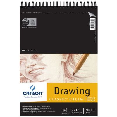 Canson C100510973 9 In. X 12 In. Drawing Sheet Pad