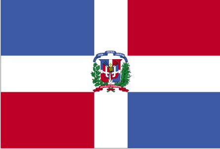 192265 5 ft. X 8 ft. Nyl-Glo Dominic Republic Government Flag