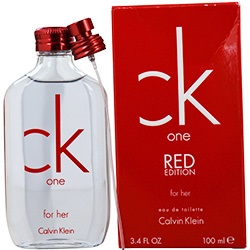 249499 Ck One Red Edition By Edt Spray 3.4 Oz - Limited Edition