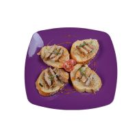 1508-prp Purple Salad Plate