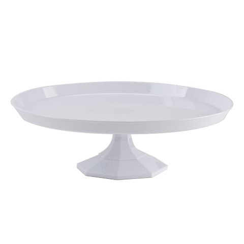 3600-wh White Small Cake Stand