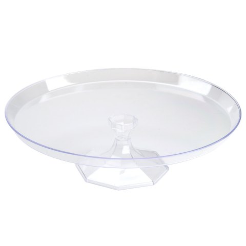 3602-cl Clear Large Cake Stand