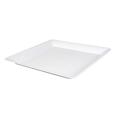3522-wh White 12'' X 12'' Square Tray