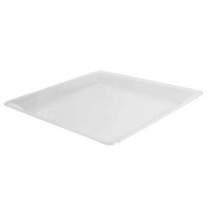 3581-cl Clear 18'' X 18'' Square Tray