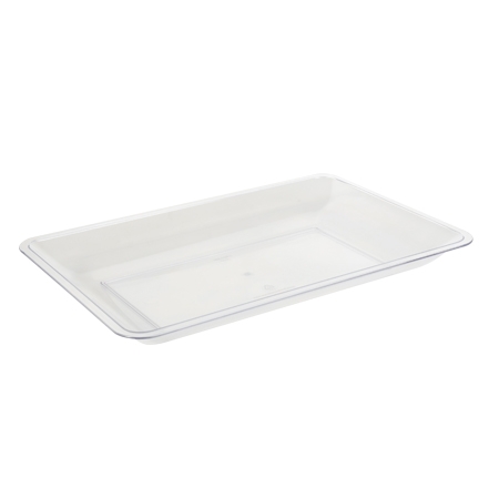3580-wh White Small Rectangle Tray