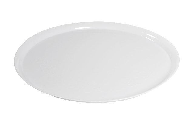 7201-wh White Supreme 12'' Round Tray