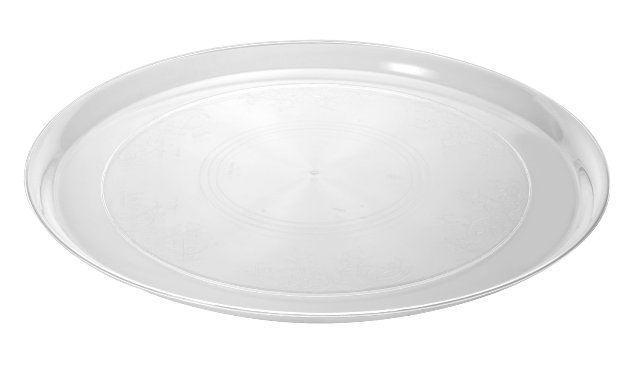 7401-cl Clear Supreme 14'' Round Tray