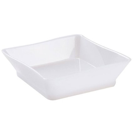 6201-wh White 2.25'' X 2.25'' Serving Tray