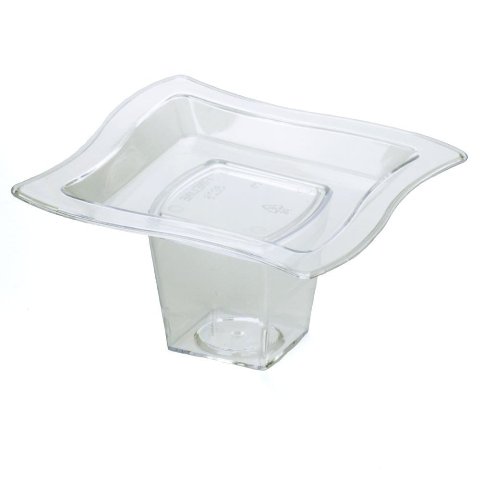 6205-cl Clear Tiny Tiers Appetizer Tray & Glass