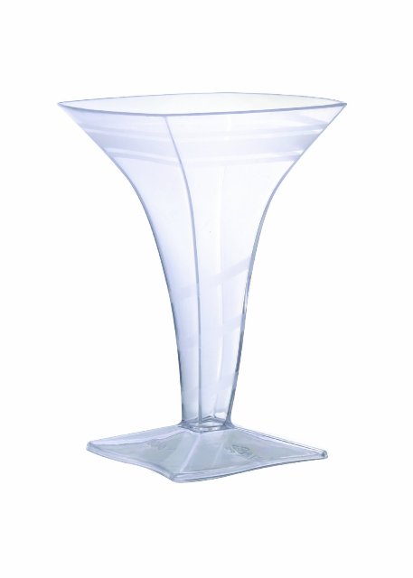 6408-cl Tiny Square Martini Glass- 2 Oz.