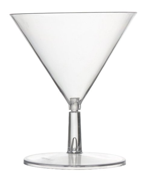 6401-cl Clear 2 Oz. Tiny Tinis Martini Glass (2 Piece)