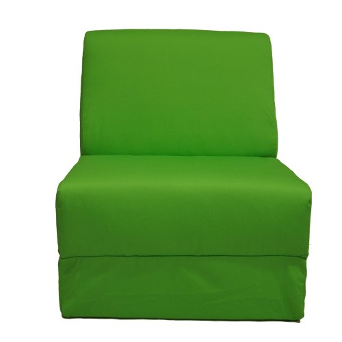Teen Chair With Pillow Lime Green Canvas