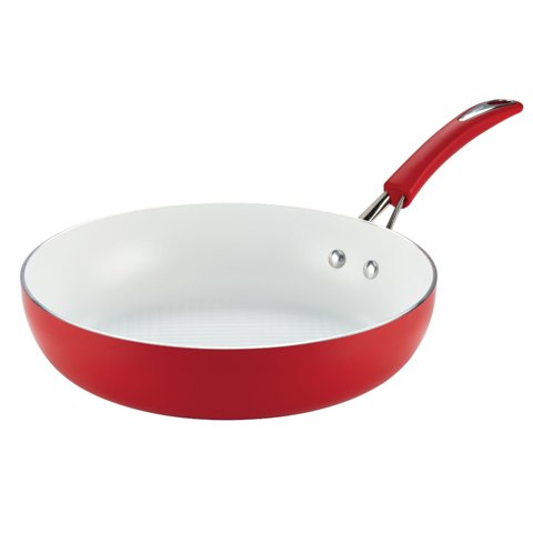 16067 12 In. Opn Deep Skillet - Chili Red