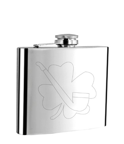 5002clover Clover Irish Me Liquor Flask - 6 Oz