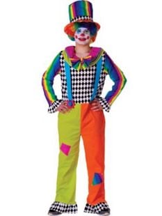 . Du771_m Jolly The Clown Costume For Men Medium