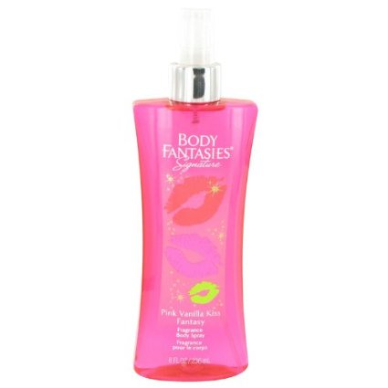 503324 Body Fantasies Signature Pink Vanilla Kiss Fantasy By Body Spray 8 Oz