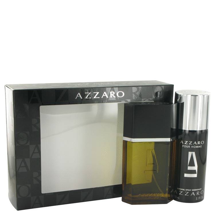 511593 Azzaro By Gift Set - 3.4 Oz Eau De Toilette Spray Plus 5.1 Oz Deodorant Spray