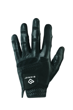 Bionic Glove Mens Stablegrip With Natural Fit Golf Glove Cadet Medium Left Black