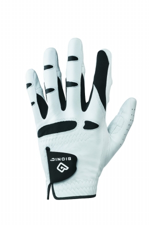 Bionic Glove Mens Stablegrip With Natural Fit Golf Glove Cadet Medium Large Left White