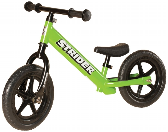 Strider 12 Classic No-pedal Balance Bike - Green