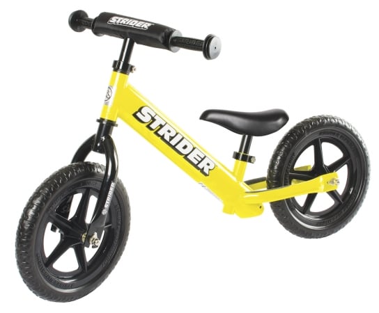 Strider 12 Sport - Yellow W/xl Seat Post And Saddle