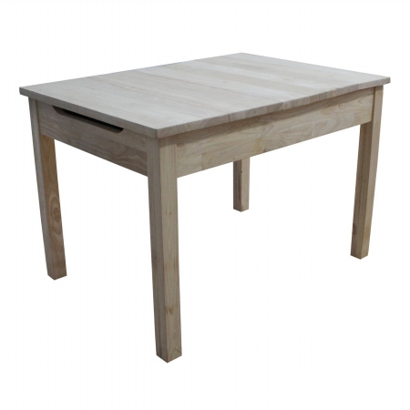 Jt-2532l Table With Lift Up Top For Storage Unfinished