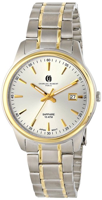 Men's Two-tone Titanium Quartz Watch
