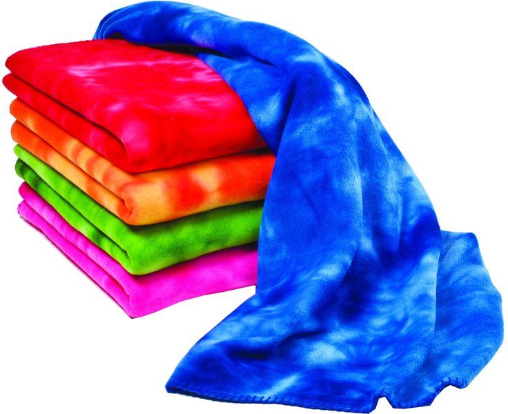 985339 Tie Dye Blanket - Orange Case Of 12