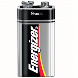 Gv-9v-bat Energizer 9-volt Alkaline Battery
