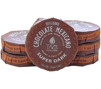 Taza Organic Chocolate Mexicano Super Dark Disc 85% Dark (pack Of 12)