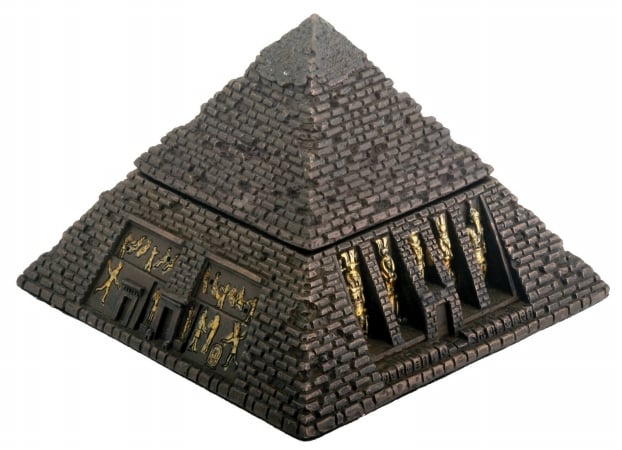 Sm. Bronze Pyramid Trinket Box