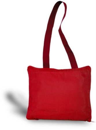 1851734 4 In 1 Picnic Blanket In Tote Bag - Red Case Of 24