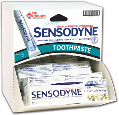 1865425 Sensodyne Toothpaste .8 Oz Dispensit Case Case Of 144