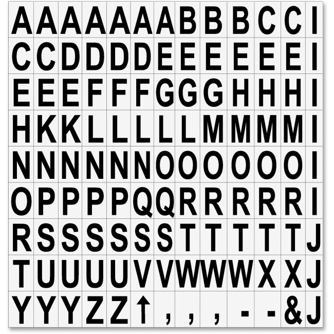 MasterVision Magnetic Numbers